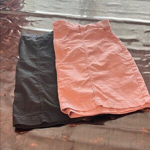 Black & light pink Lee Skorts set